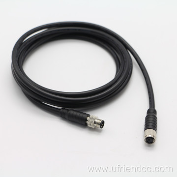 IP67waterproof M8 3pin-F to M8 3pin-M industrial cable